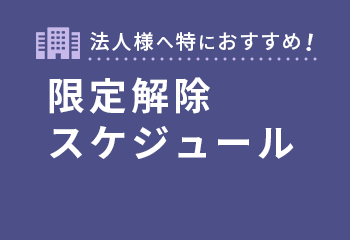 限定解除スケジュール